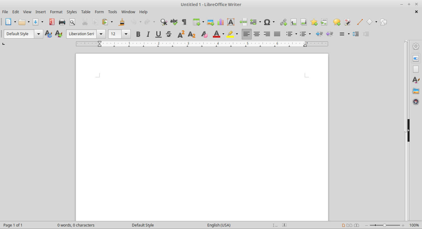 Old Interface LibreOffice